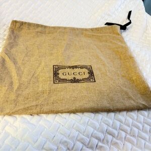 GUCCI DUST BAG (14”WIDTH) (11.50”HEIGHT)